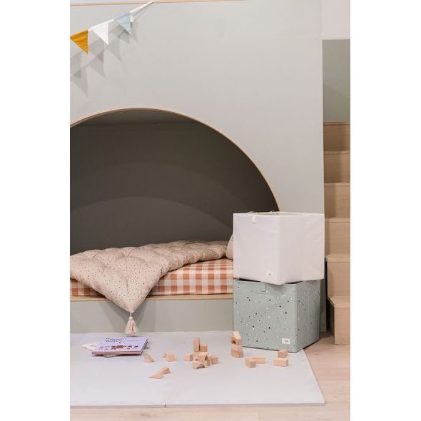 3 SPROUTS ÚLOŽNÝ BOX RECYCLED SOLID/CREAM - BOXY NA HRAČKY - SPINKÁNÍ