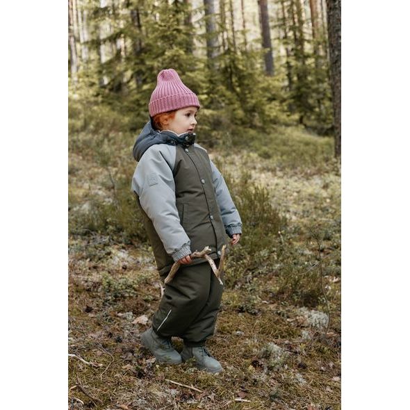 LEOKID ZIMNÍ KALHOTY COLOR BLOCK GREEN SCAPE VEL. 3 - 4 ROKY (VEL. 98) - KALHOTKY A TEPLÁČKY - PRO DĚTI