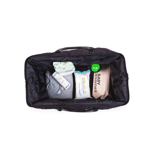 CHILDHOME PŘEBALOVACÍ TAŠKA MOMMY BAG PUFFERED BLACK - PŘEBALOVACÍ TAŠKY - KOČÁRKY A PŘÍSLUŠENSTVÍ