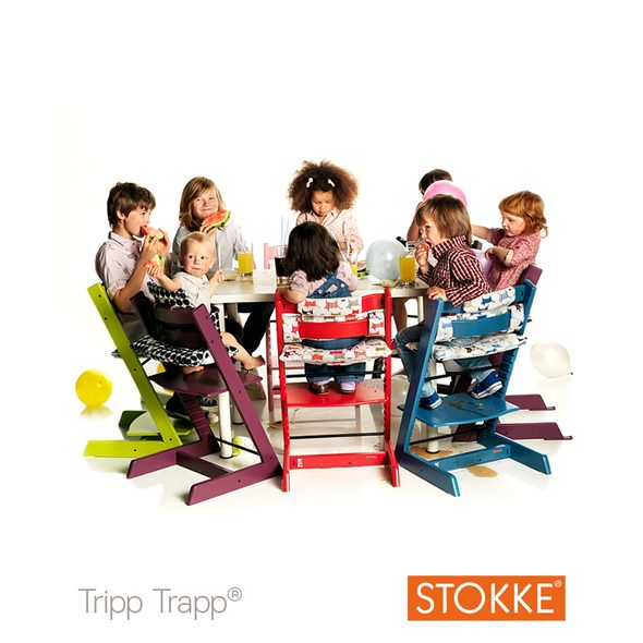 STOKKE® TRIPP TRAPP® + BABY SET ZVÝHODNĚNÁ SADA - JÍDELNÍ ŽIDLIČKY DŘEVĚNÉ - KRMENÍ