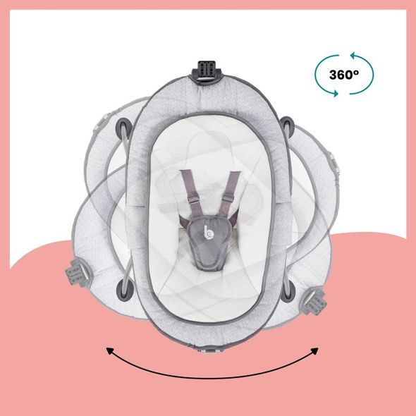 BABYMOOV LEHAČKA SWOON UP GRAPHIK - LEHÁTKA A HOUPADLA - SPINKÁNÍ