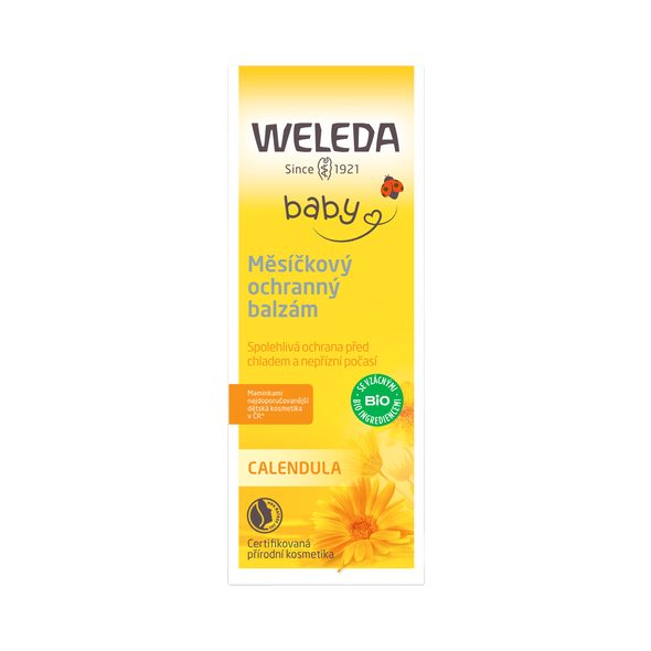 WELEDA MĚSÍČKOVÝ OCHRANNÝ BALZÁM 30ML - PÉČE O RTY A POKOŽKU - KOUPÁNÍ A ZDRAVÍ