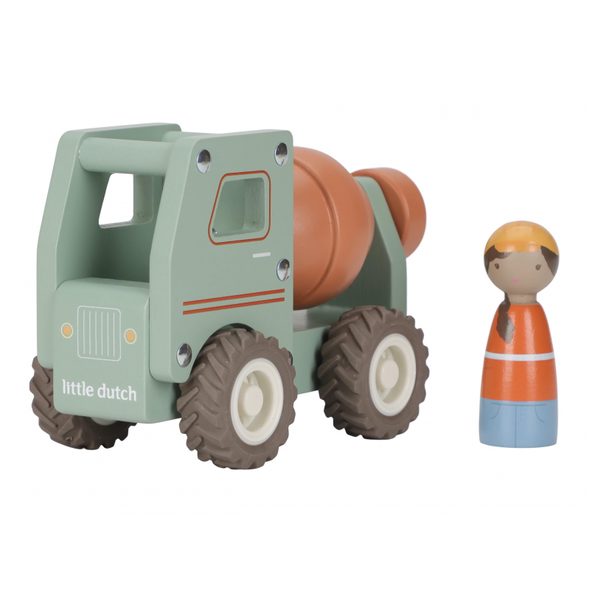 LITTLE DUTCH NÁKLAĎÁK S MÍCHAČKOU DŘEVĚNÝ - LITTLE DUTCH - PRO DĚTI