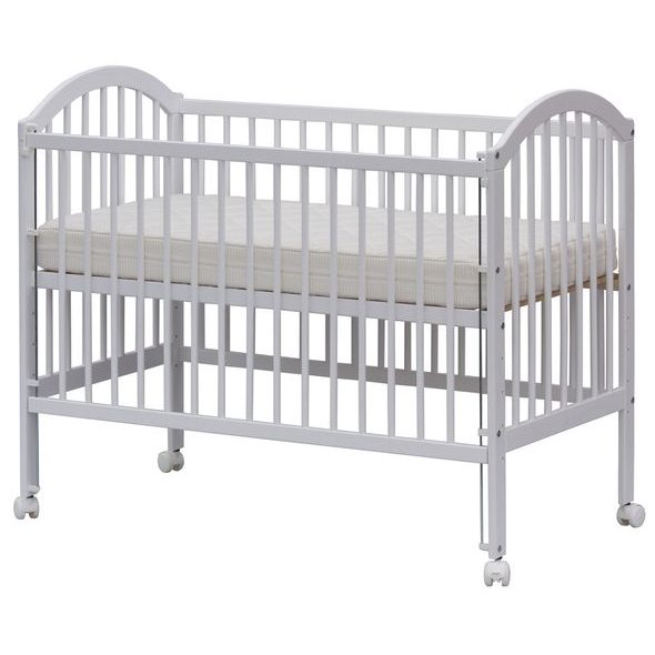 SCARLETT DĚTSKÁ POSTÝLKA SE STAHOVACÍM BOKEM ALENKA (BOROVICE) BÍLÁ 120X60CM - DŘEVĚNÉ POSTÝLKY - SPINKÁNÍ