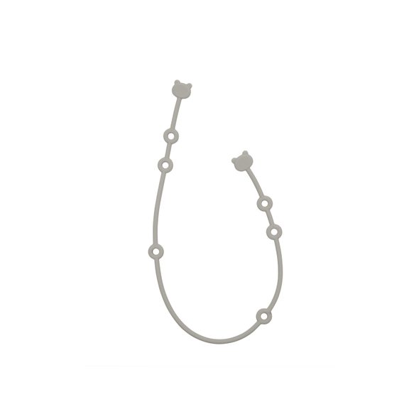 KIKKABOO DRŽÁK NA ŠIDÍTKO PLATINUM SILICONE SAND - ŠIDÍTKA A DOPLŇKY - KRMENÍ