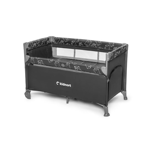 KIDNORT CESTOVNÍ POSTÝLKA KIDNORT NÄSTE TMAVĚ ŠEDÁ - CESTOVNÍ POSTÝLKY - SPINKÁNÍ