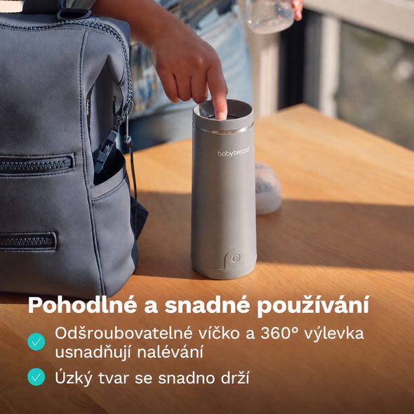 BABY BREZZA SUPERFAST PORTABLE WARMER - PŘENOSNÝ OHŘÍVAČ NA MLÉKO - KUCHYŇSKÉ PŘÍSTROJE - KRMENÍ