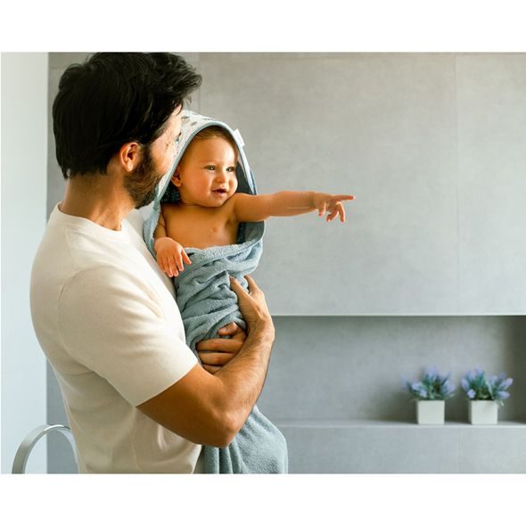 INTERBABY OSUŠKA FROTÉ ZVÍŘÁTKA - MODRÁ - OSUŠKY A DĚTSKÉ ŽUPANY - KOUPÁNÍ A ZDRAVÍ