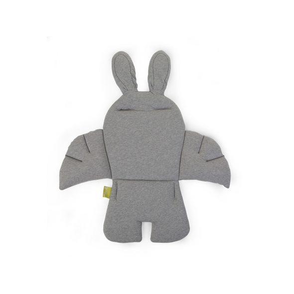 CHILDHOME SEDACÍ PODLOŽKA DO DĚTSKÉ ŽIDLIČKY RABBIT JERSEY GREY - DOPLŇKY K ŽIDLIČKÁM - KRMENÍ