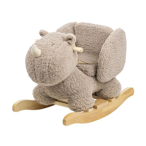 NATTOU HOUPAČKA TEDDY PLYŠ NOSOROŽEC TAUPE 10M+ - HOUPADLA - PRO DĚTI