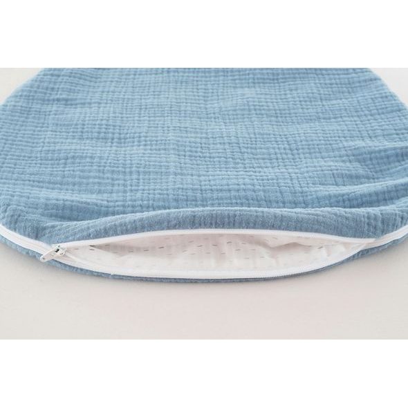 TRÄUMELAND VNĚJŠÍ SPACÍ PYTEL LIEBMICH MUSSELIN HELLBLAU 62/68 - SPACÍ PYTLE - SPINKÁNÍ
