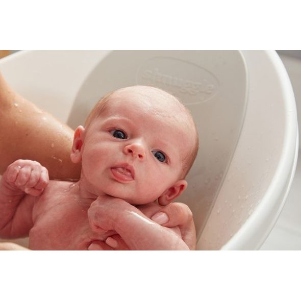 SHNUGGLE VANIČKA BÍLÁ SE ŠEDOU NOVÁ SE ZÁTKOU - VANIČKY PLASTOVÉ - KOUPÁNÍ A ZDRAVÍ