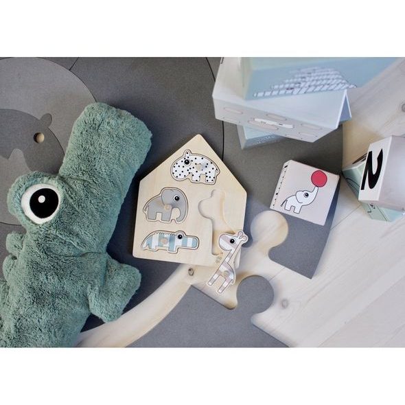 DONE BY DEER DŘEVĚNÉ PUZZLE - MOTORICKÉ A HRY - PRO DĚTI