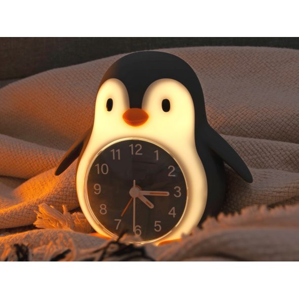 MEGALIGHT NOČNÍ SVĚTLO S BUDÍKEM POPPY PENGUIN - NOČNÍ SVĚTLA - SPINKÁNÍ