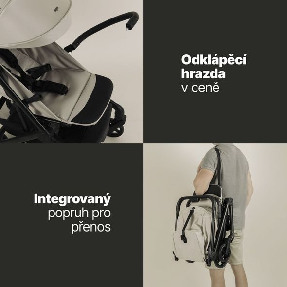 ZOPA SPORTOVNÍ KOČÁREK JET + KUFŘÍK PACK&RIDE ZDARMA - KOČÁRKY DO LETADLA - KOČÁRKY A PŘÍSLUŠENSTVÍ