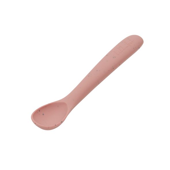 KIKKABOO LŽIČKA PLATINUM SILICONE BLUSH - LŽIČKY A PŘÍBORY - KRMENÍ