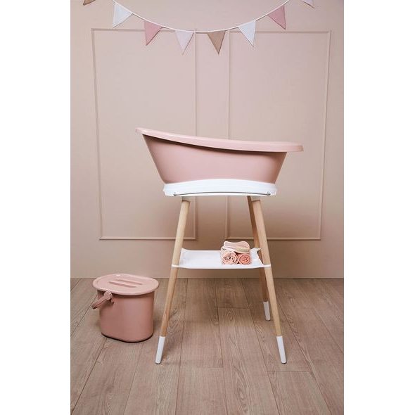 BEBE JOU KOUPACÍ SADA SENSE 7-DÍLNÁ PALE PINK - VANIČKY PLASTOVÉ - KOUPÁNÍ A ZDRAVÍ