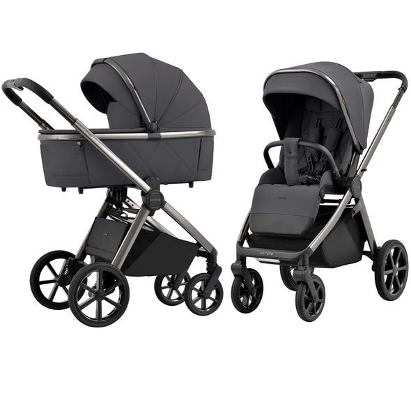 CARRELLO OMEGA 2V1 EXCELLENT GREY - DVOJKOMBINACE - KOČÍKY A PRÍSLUŠENSTVO