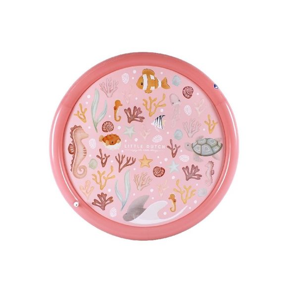 LITTLE DUTCH STŘÍKACÍ HRACÍ PODLOŽKA OCEAN DREAMS PINK - PÍSKOVIŠTĚ A BAZÉNKY - PRO DĚTI