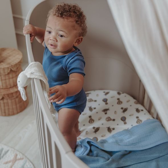 MEYCO DEKA MINI RELIEF 75X100 - JEANS BLUE - DĚTSKÉ DEKY PRO MIMINKA - SPINKÁNÍ