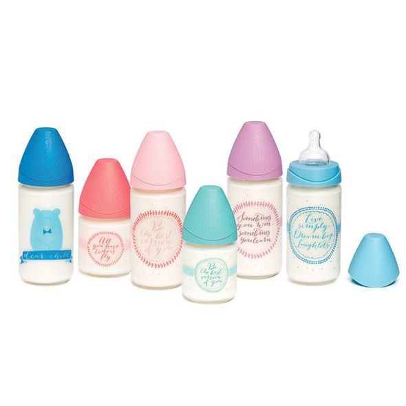 SUAVINEX SUAVINEX | MFL LÁHEV SKLO 120 ML ANATOMICKÁ SAVIČKA - KOJENECKÉ LAHVE - KRMENÍ