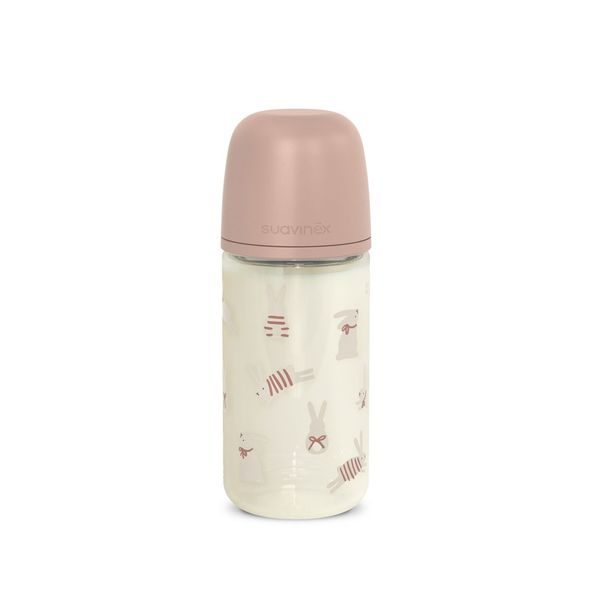 SUAVINEX LÁHEV SKLO WONDERLAND NEW 240 ML FYZIOLOGICKÁ SX PRO +3 MF - KOJENECKÉ LAHVE - KRMENÍ