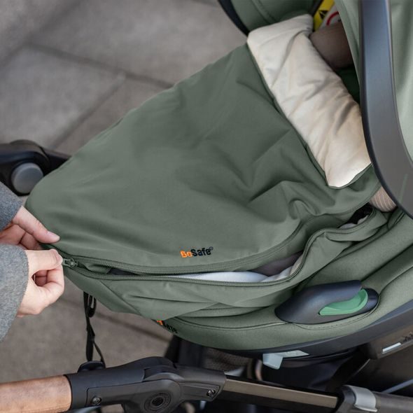 BESAFE BEYOND GO WIND & WEATHER COVER MEADOW GREEN - NÁNOŽNÍKY - AUTOSEDAČKY A PŘÍSLUŠENSTVÍ