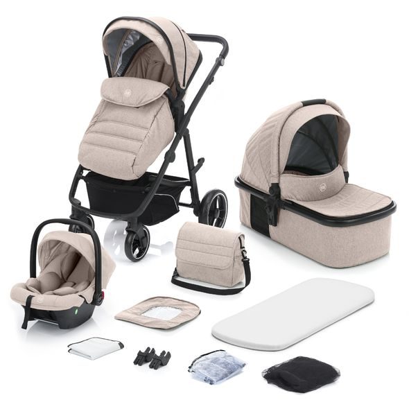 FILLIKID KOČÁREK SET JAGUAR NATURE MELANGE - KOMBINACE S PŘÍSLUŠENSTVÍM - KOČÁRKY A PŘÍSLUŠENSTVÍ