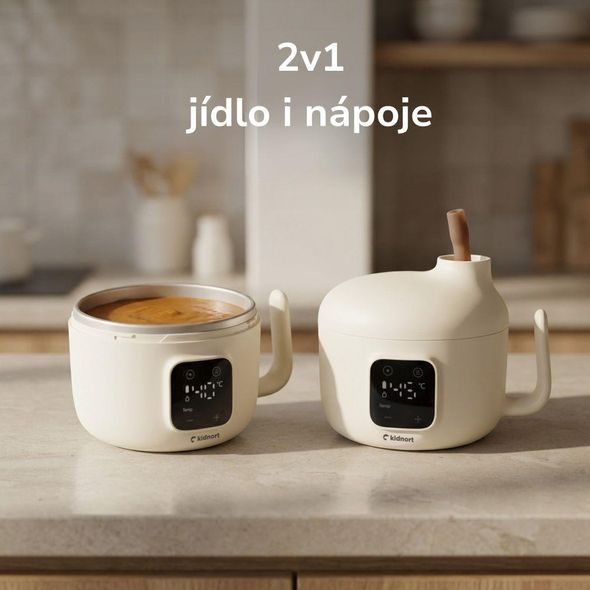 KIDNORT OHŘÍVAČ DĚTSKÉ STRAVY KIDNORT KJOKKEN - OHŘÍVAČKY MLÉKA A STRAVY - KRMENÍ