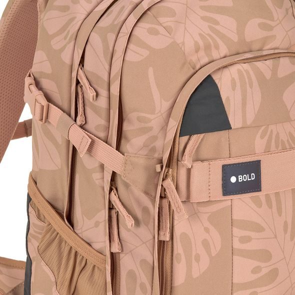 LÄSSIG ŠKOLNÍ BATOH ORIGIN BOLD LEAVES CARAMEL - BATOHY A TAŠKY - PRO DĚTI