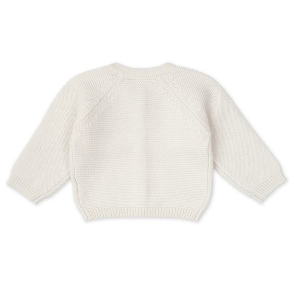 LODGER PLETENÝ SVETŘÍK MERINO CREAM VEL. 68 - KABÁTKY, MIKINKY - PRO DĚTI