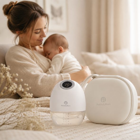 PETITE&MARS ODSÁVAČKA MATEŘSKÉHO MLÉKA ELEKTRICKÁ HANDSFREE GAIA - ODSÁVAČKY MATEŘSKÉHO MLÉKA - KRMENÍ