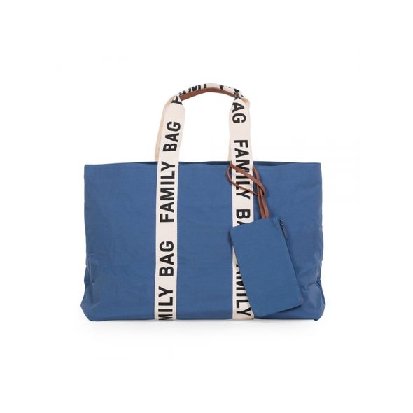CHILDHOME CESTOVNÍ TAŠKA FAMILY BAG CANVAS INDIGO - PŘEBALOVACÍ TAŠKY - KOČÁRKY A PŘÍSLUŠENSTVÍ