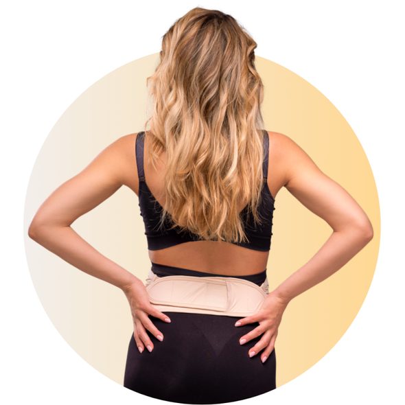 CARRIWELL TĚHOTENSKÝ NASTAVITELNÝ PODPŮRNÝ PÁS PŘES BŘÍŠKO BÉŽOVÝ - TĚHOTENSKÁ MÓDA - PRO MAMINKY