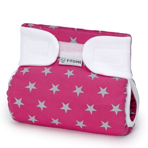 T-TOMI ORTOPEDICKÉ ABDUKČNÍ KALHOTKY - SUCHÝ ZIP MAGENTA (5-9KG) - PLENKOVÉ KALHOTKY - PŘEBALOVÁNÍ