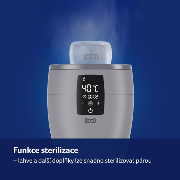 LOVI ELEKTRICKÝ OHŘÍVAČ LAHVÍ ŠEDÝ - OHŘÍVAČKY MLÉKA A STRAVY - KRMENÍ