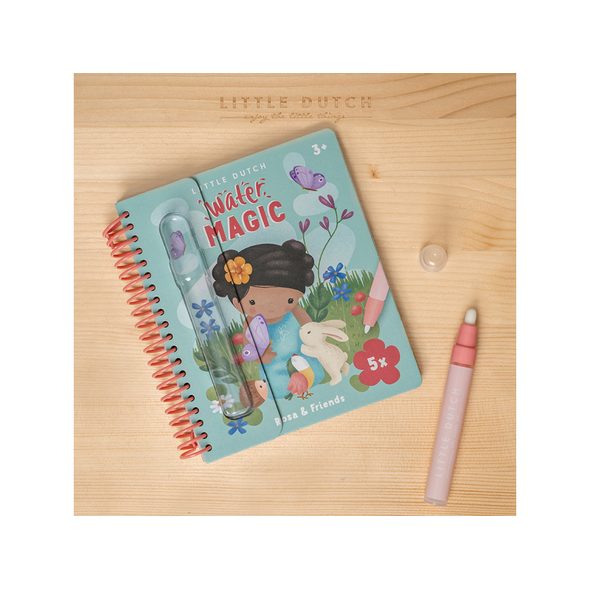 LITTLE DUTCH KNIHA KOUZLENÍ S VODOU ROSA & FRIENDS - KNÍŽKY PRO NEJMENŠÍ - PRO DĚTI