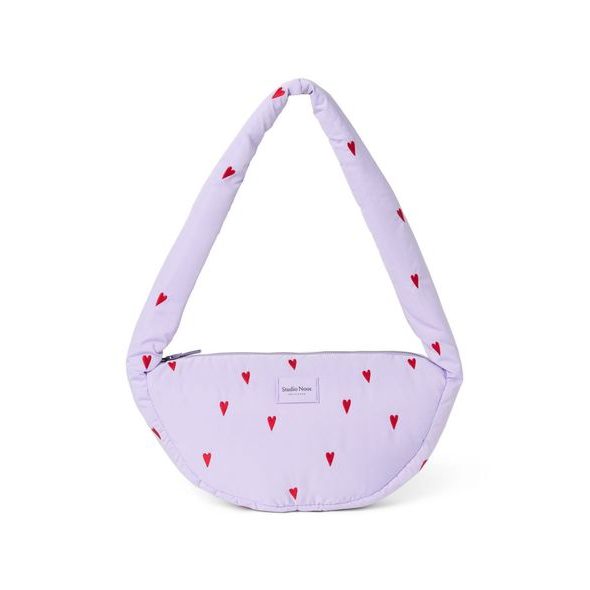STUDIO NOOS - PUFFY MINI CROSS BODY BAG | PURPLE HEARTS - DOPLŇKY - PRO MAMINKY