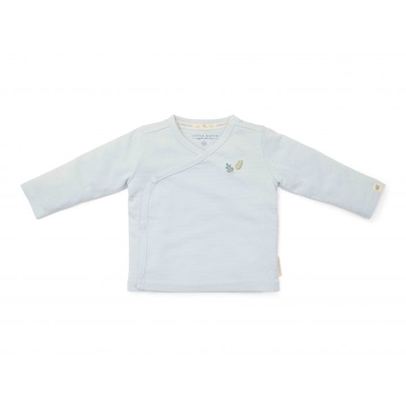 LITTLE DUTCH TRIKO DLOUHÝ RUKÁV ZAVINOVACÍ BABY BLUE VEL. 62 - TRIČKA KRÁTKÝ / DLOUHÝ RUKÁV - PRO DĚTI