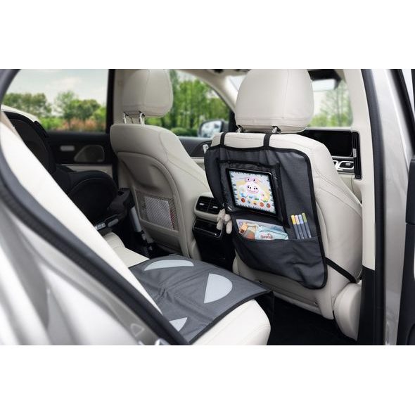 ZOPA OCHRANA SEDADLA POD AUTOSEDAČKU S KAPSOU NA TABLET OMYVATELNÁ, GREY - CHRÁNIČE SEDADLA - AUTOSEDAČKY A PŘÍSLUŠENSTVÍ