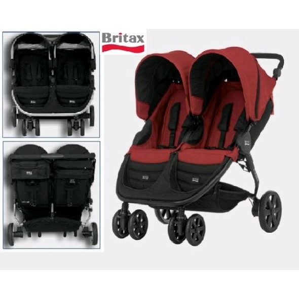 BRITAX RÖMER B-AGILE DOUBLE 2018 - KOČÁRKY PRO DVOJČATA - KOČÁRKY A PŘÍSLUŠENSTVÍ