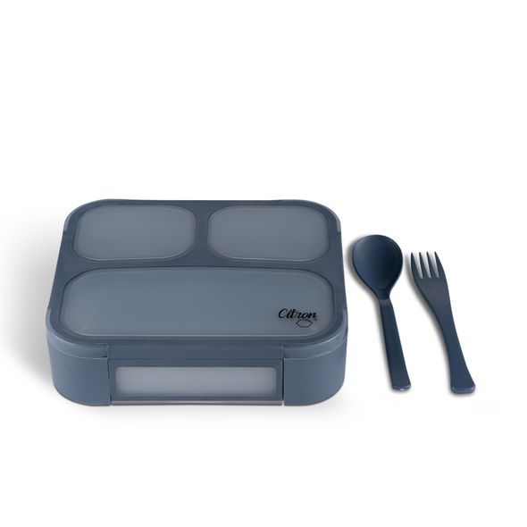 CITRON OBĚDOVÝ BOX PETIT BENTO - DARK BLUE - USKLADNĚNÍ JÍDLA - KRMENÍ