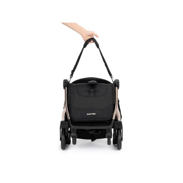 MAXI-COSI EVA 3 KOČÁREK ESSENTIAL BLACK CHAMPAGNE - VYSTAVENO - GOLFOVÉ KOČÁRKY - KOČÁRKY A PŘÍSLUŠENSTVÍ