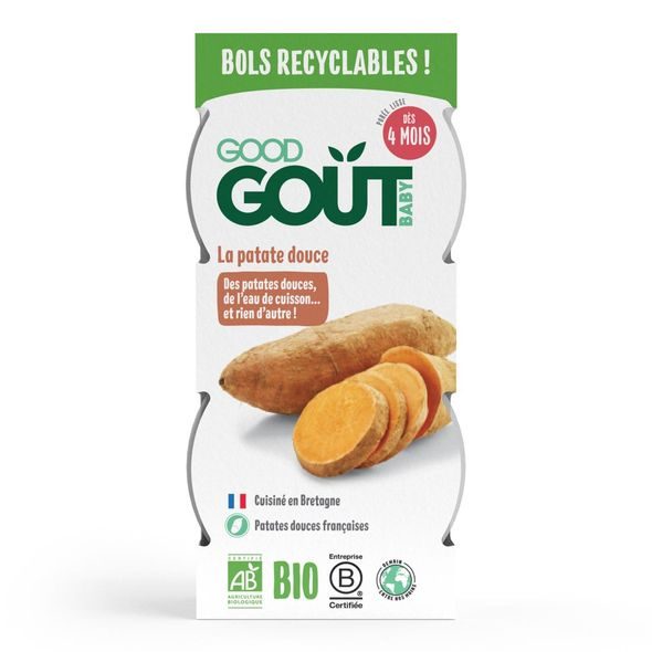 GOOD GOUT BIO BATÁTOVÉ PYRÉ (2X120 G) - MASO/ZELENINA - KRMENÍ