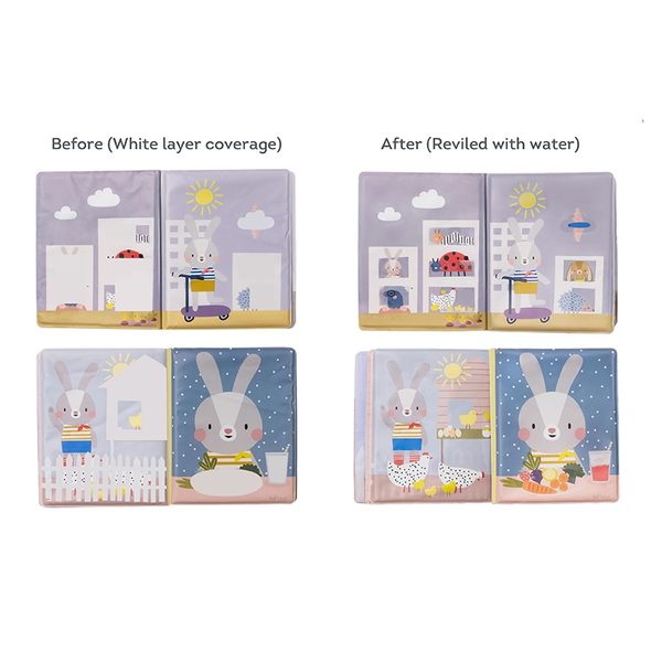 TAF TOYS KOUZELNÁ KNÍŽKA S MALOVÁNÍM VODOU - KNÍŽKY PRO NEJMENŠÍ - PRO DĚTI