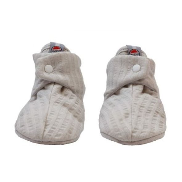 LODGER SLIPPER SEERSUCKER STEEL 0 - 3 MĚSÍCE - BOTIČKY - PRO DĚTI