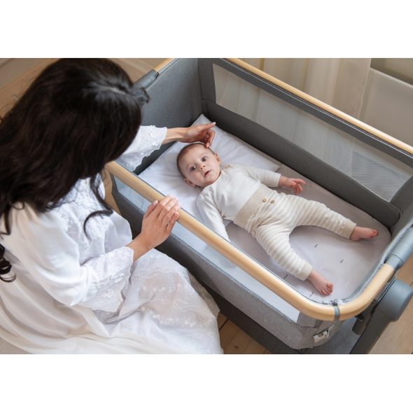 KIKKABOO POSTÝLKA PŘENOSNÁ NANNA GREY - K RODIČOVSKÉ POSTELI - SPINKÁNÍ