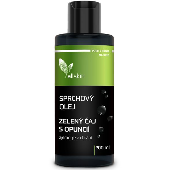 ALLSKIN SPRCHOVÝ OLEJ ZELENÝ ČAJ S OPUNCIÍ 200 ML - KOSMETIKA PRO CELOU RODINU - PRE MAMIČKY