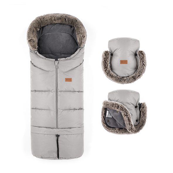 PETITE&MARS SET ZIMNÍ FUSAK ARCTIC 4V1 + RUKAVICE NA KOČÁREK - FUSAKY DO KOČÁRKU - KOČÁRKY A PŘÍSLUŠENSTVÍ