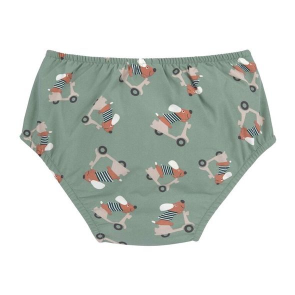 LÄSSIG PLENKOVÉ PLAVKY SCOOTER/DOG GREEN 13-18 MĚSÍCŮ (VEL. 86) - UV OBLEČENÍ - PRO DĚTI